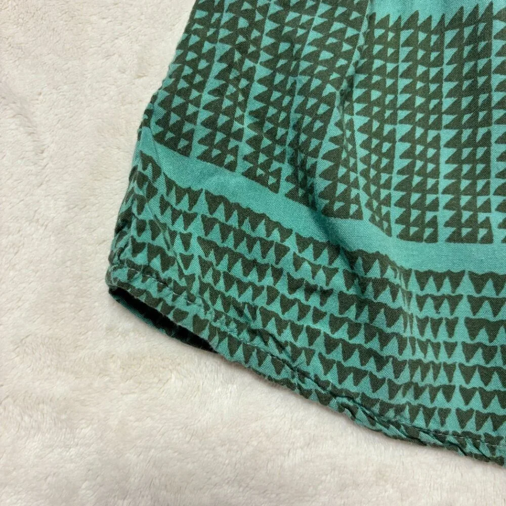 Manaola Keiki Romper Green Niho Kū Toddler Girls Hawaii Rayon Size Small - Picture 2 of 11